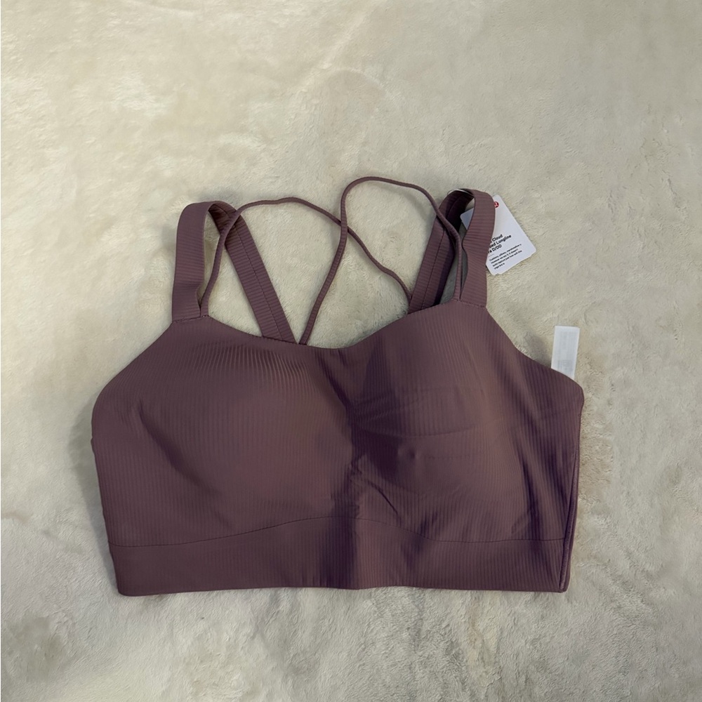 Lululemon Athletica Mauve Double Strap Bra